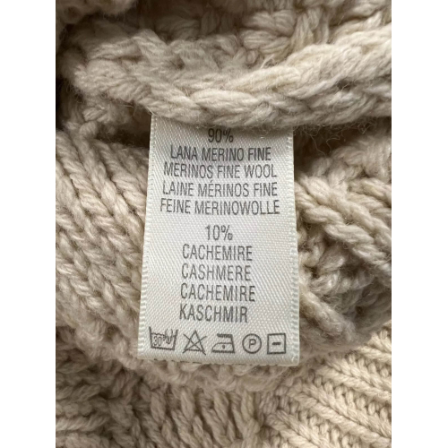 GRP CASA ISAAC cable knit Norwegian workmanship ecru STEVE ROPE MADE IN ITALY
