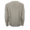 GRP CASA ISAAC cable knit Norwegian workmanship ecru STEVE ROPE MADE IN ITALY