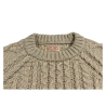 GRP CASA ISAAC cable knit Norwegian workmanship ecru STEVE ROPE MADE IN ITALY