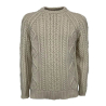 GRP CASA ISAAC cable knit Norwegian workmanship ecru STEVE ROPE MADE IN ITALY