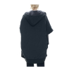 IXOS mantella donna nylon nero over con cappuccio SIMONA 100% poliestere