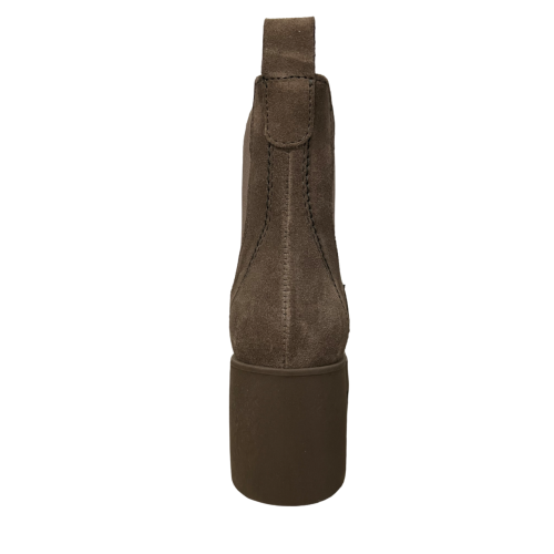 FRANCESCO BRUNELLI stivale basso donna camoscio tortora AR4714 100% pelle