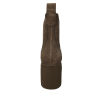 FRANCESCO BRUNELLI stivale basso donna camoscio tortora AR4714 100% pelle