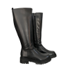 FRANCESCO BRUNELLI women's black leather boot AO4908 100% leather