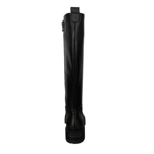 FRANCESCO BRUNELLI women's black leather boot AO4908 100% leather