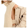 MOLLY BRACKEN women's ribbed vest LA1621CN 48% polyester 36% polyamide 16% acrylic