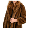 MOLLY BRACKEN giaccone donna ecopelliccia marrone P1719CH 100% poliestere