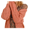 MOLLY BRACKEN women's cardigan terracotta heart workmanship LA1631CN