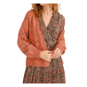 MOLLY BRACKEN women's cardigan terracotta heart workmanship LA1631CN