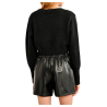 MOLLY BRACKEN black knitted short cardigan LA1622CN 100% polyester