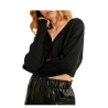 MOLLY BRACKEN black knitted short cardigan LA1622CN 100% polyester