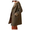INDI&COLD women's light brown eco-sheepskin jacket MT771 100% polyester