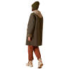 INDI&COLD women's light brown eco-sheepskin jacket MT771 100% polyester