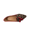 ENTOURAGE ballerina woman pony skin animalier beige ROSY 100% leather MADE IN ITALY