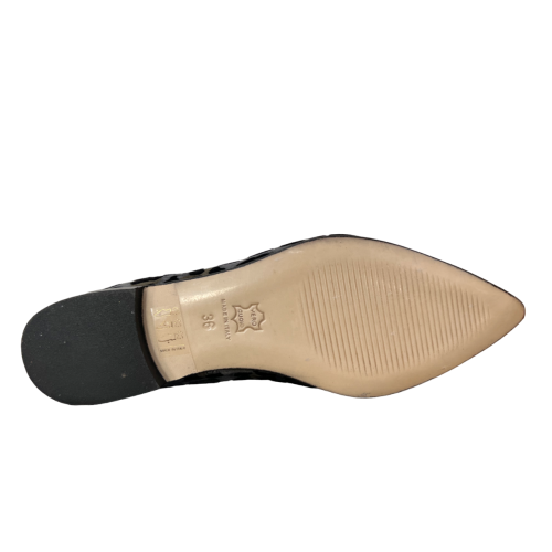 ENTOURAGE ballerina woman suede grey ANNA LEO 100% leather MADE IN ITALY