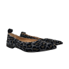 ENTOURAGE ballerina woman suede grey ANNA LEO 100% leather MADE IN ITALY