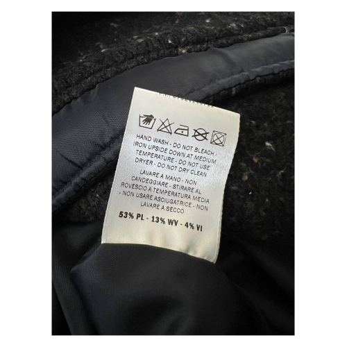 WOC men's bomber jacket melange blue/brown SINGAPORE JACKET MADE IN ITALY