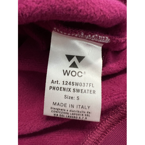 WOC men's sweatshirt PHOENIX SWEATER 90% cotton 10% recycled plastic MADE IN ITALY