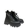 PATRIZIA BONFANTI stivale donna basso nero ANNE NIAGARA 100% pelle MADE IN ITALY