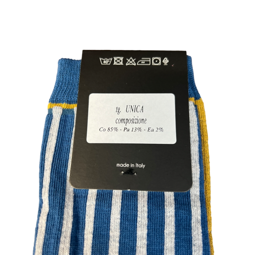JUSTMINE women's long striped sock K217 MADE IN ITALY