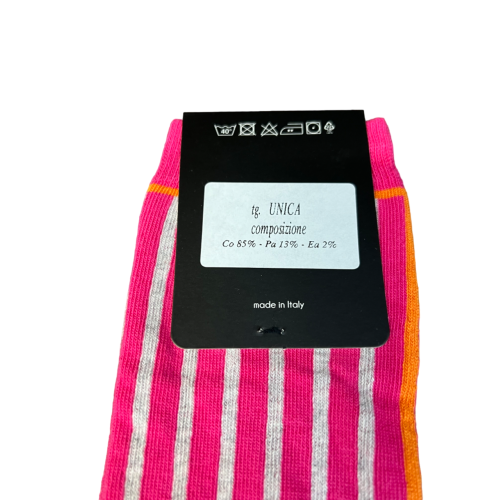 JUSTMINE women's long striped sock K217 MADE IN ITALY