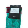 JUSTMINE women's long sock geometric pattern K217 MADE IN ITALY