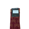 JUSTMINE women's long sock geometric pattern K217 MADE IN ITALY