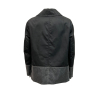 L’IMPERMEABILE men's coated cotton black POMPIERE LEV COT MADE IN ITALY