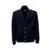TERZO FUSO 1952 men's shawl cardigan English ribs L-3818P 100% merino wool MADE IN ITALY