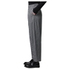 NEIRAMI pantalone donna quadretti vichy bianco/nero P004PP MADE IN ITALY