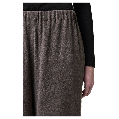 NEIRAMI women's trousers cotton fleece wide B122SB WIDE MADE IN ITALY