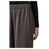 NEIRAMI pantalone donna cotone felpato largo B122SB AMPIO MADE IN ITALY