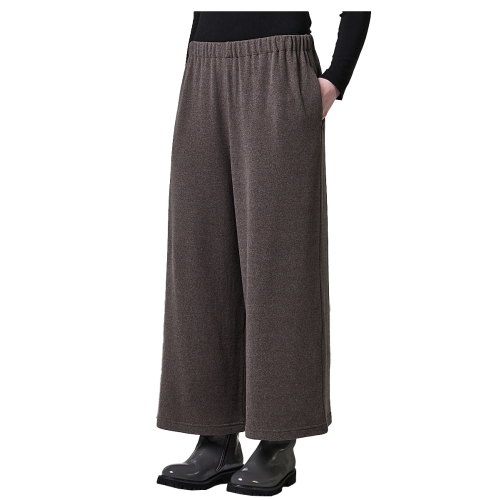 NEIRAMI women's trousers cotton fleece wide B122SB WIDE MADE IN ITALY
