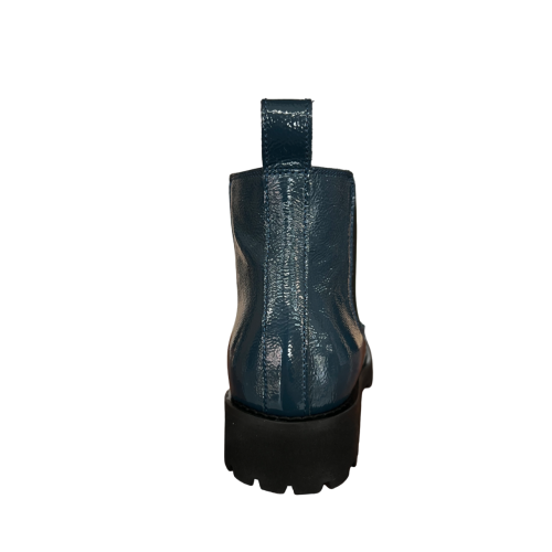 NEIRAMI low boot women beatles blue patent SH02NV BEATLES MADE IN ITALY