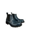 NEIRAMI low boot women beatles blue patent SH02NV BEATLES MADE IN ITALY