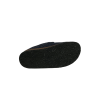 LE TIROLESI pantofole donna lana cotta con fibbia blu BIOF MADE IN ITALY