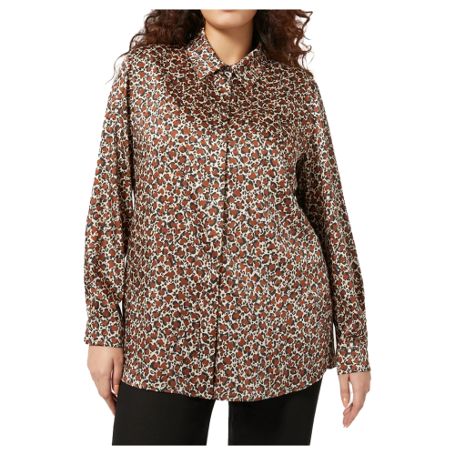 PERSONA by Marina Rinaldi linea N.O.W camicia donna twill 2423196015600 SONG