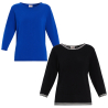 PERSONA by Marina Rinaldi N.O.W line women's stretch viscose sweater 2423366015600 RIMMEL