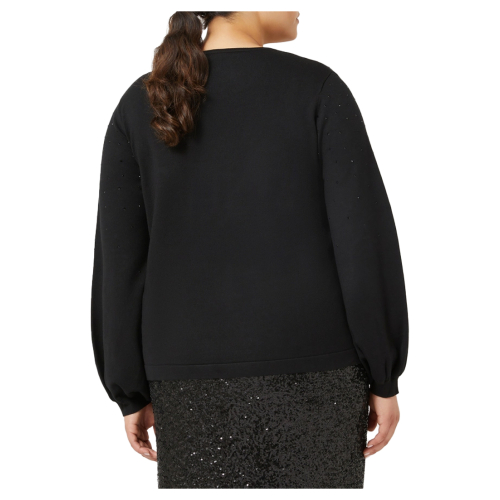 PERSONA By Marina Rinaldi black women's sweater 2423366192600 SAGITTA
