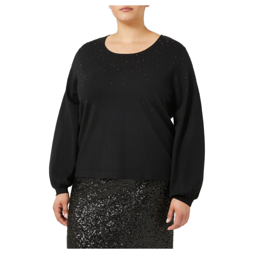 PERSONA By Marina Rinaldi black women's sweater 2423366192600 SAGITTA