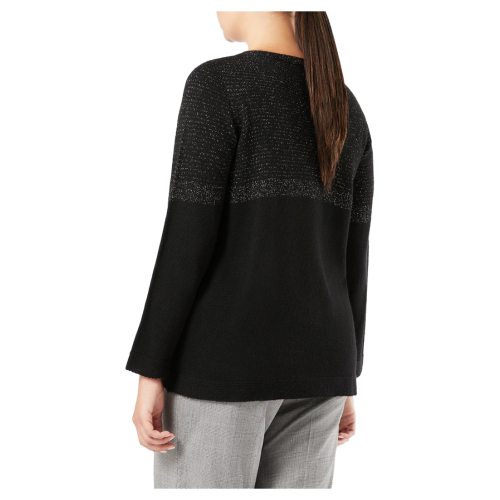 PERSONA By Marina Rinaldi N.O.W line women's sweater with silver lurex 2423366095600 ZANNATA MADE IN ITALY