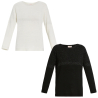 PERSONA By Marina Rinaldi N.O.W line women's sweater with silver lurex 2423366095600 ZANNATA MADE IN ITALY