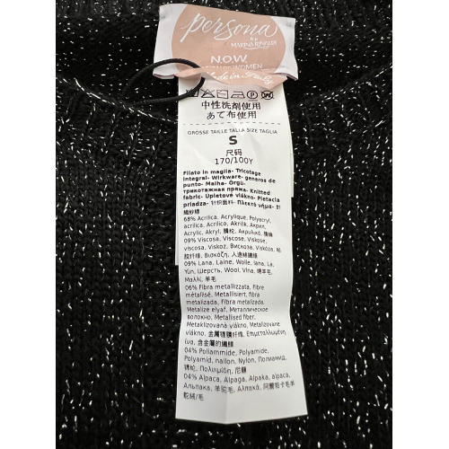 PERSONA by Marina Rinaldi N.O.W line women's cardigan giro 2423346016600 PALAZZI MADE IN ITALYTA