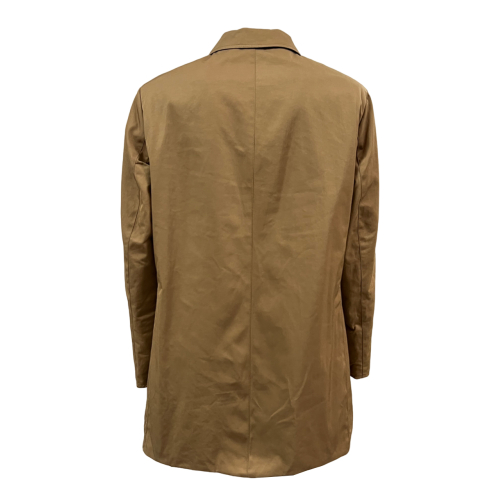 L’IMPERMEABILE men's reversible camel/blue jacket RUDOLPH POLY MADE IN ITALY