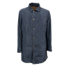 L’IMPERMEABILE men's reversible camel/blue jacket RUDOLPH POLY MADE IN ITALY
