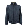 L’IMPERMEABILE short jacket for men reversible green/blue RED POLY MADE IN ITALY