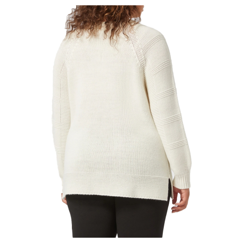 PERSONA by Marina Rinaldi N.O.W line women's sweater milk 2423366096600 ELICHE MADE IN ITALY