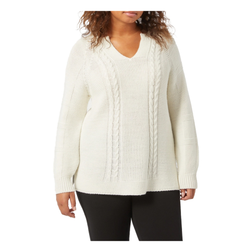 PERSONA by Marina Rinaldi N.O.W line women's sweater milk 2423366096600 ELICHE MADE IN ITALY