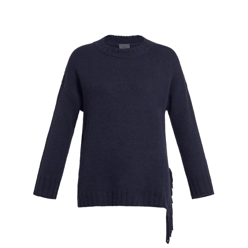 PERSONA by Marina Rinaldi maglia blu 2423366352600 VALERIA MADE IN ITALY