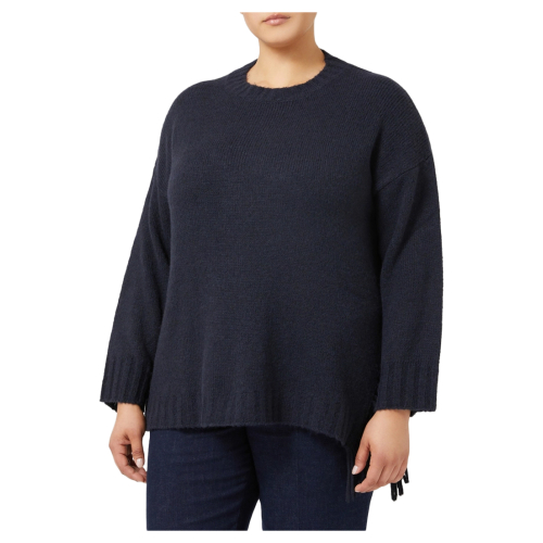 PERSONA by Marina Rinaldi blue sweater 2423366352600 VALERIA MADE IN ITALY